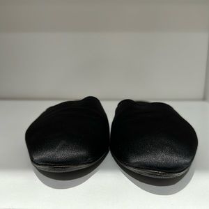 Satin slippers